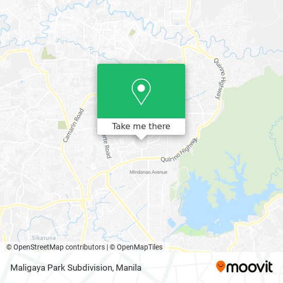 Maligaya Park Subdivision map