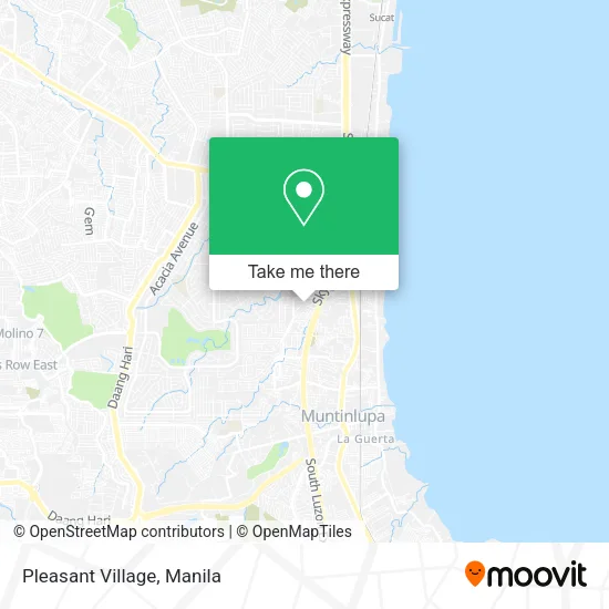 Pleasant Village map