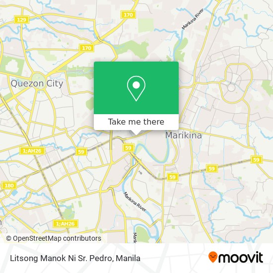 Litsong Manok Ni Sr. Pedro map