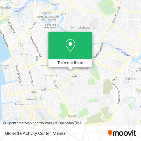 Glorietta Activity Center map