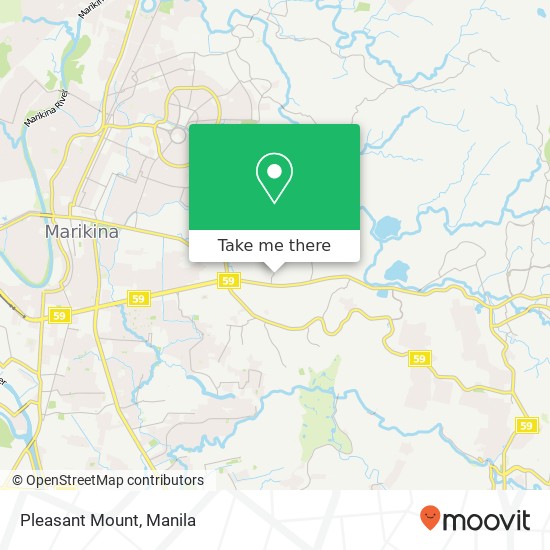 Pleasant Mount map