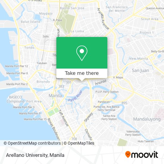 Arellano University map