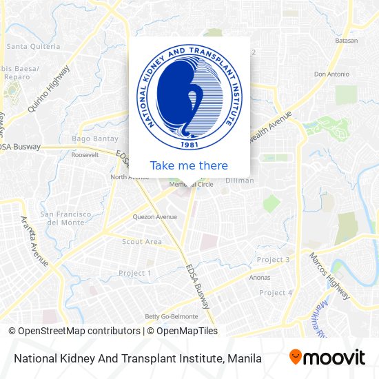 National Kidney And Transplant Institute map