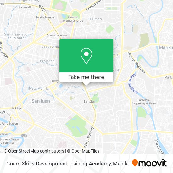 Guard Skills Development Training Academy map
