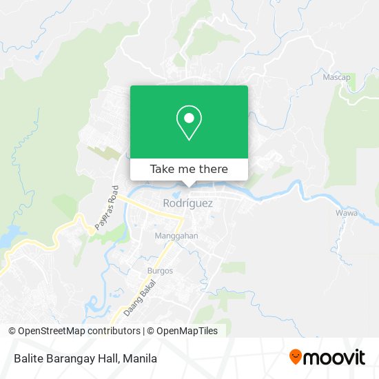 Balite Barangay Hall map