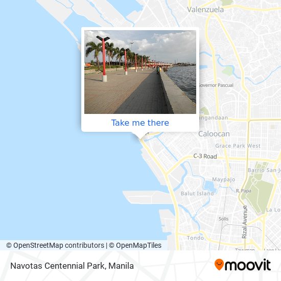 Navotas Centennial Park map