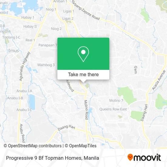 Progressive 9 Bf Topman Homes map