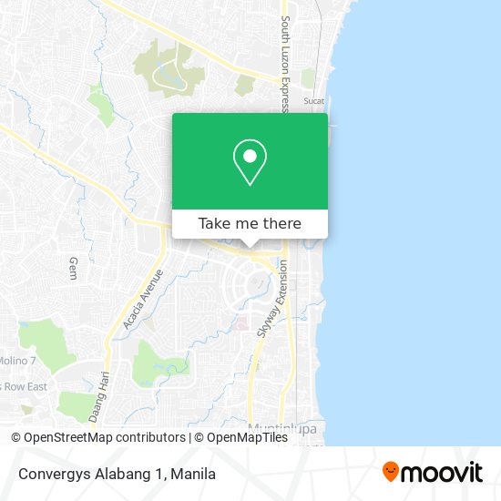 Convergys Alabang 1 map