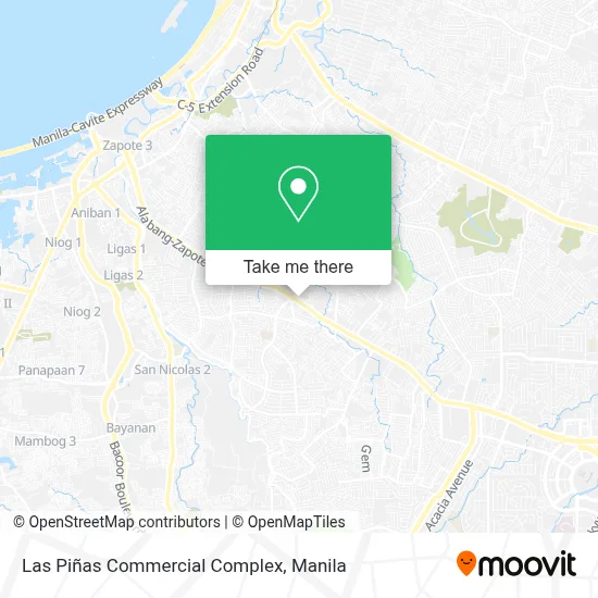 Las Piñas Commercial Complex map