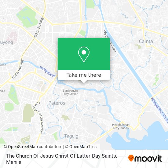 The Church Of Jesus Christ Of Latter-Day Saints map