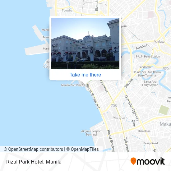 Rizal Park Hotel map