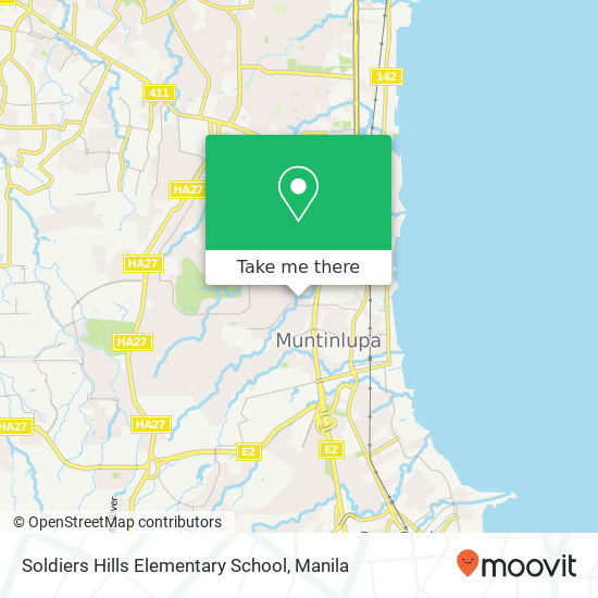 Soldiers Hills Elementary School map