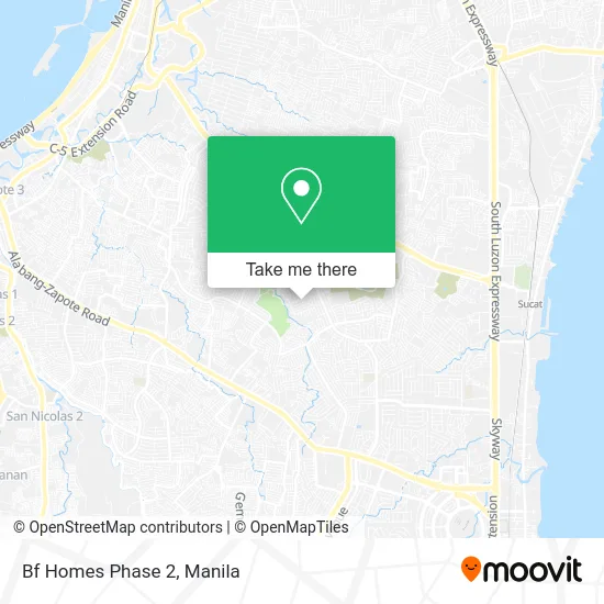 Bf Homes Phase 2 map