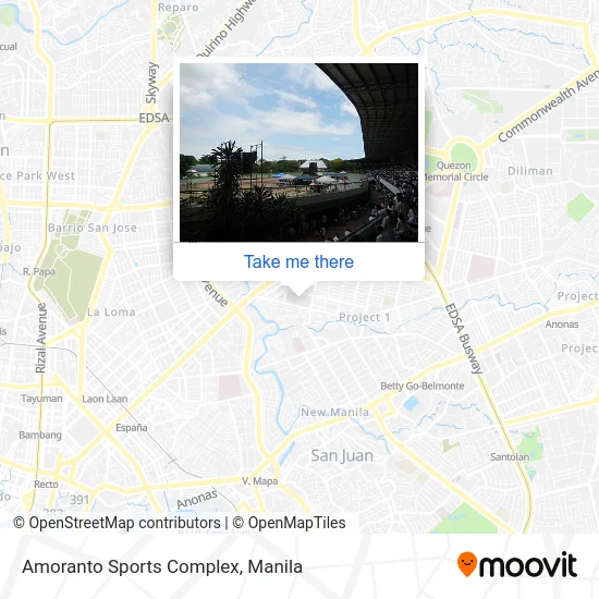 Amoranto Sports Complex map
