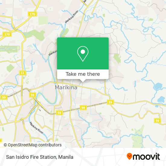 San Isidro Fire Station map