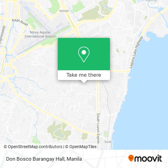 Don Bosco Barangay Hall map