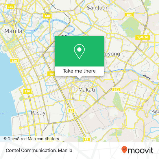 Contel Communication map