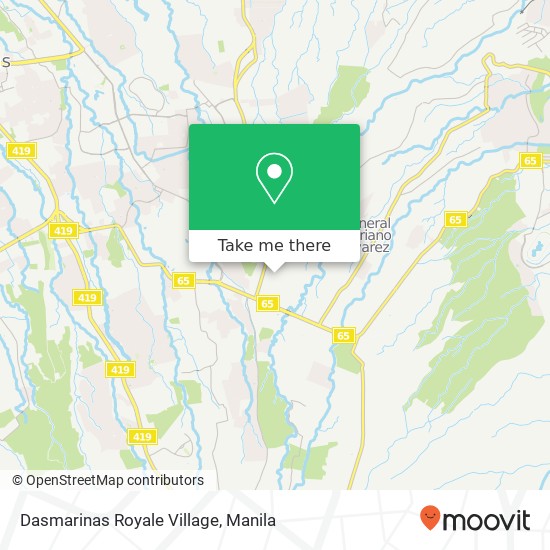 Dasmarinas Royale Village map