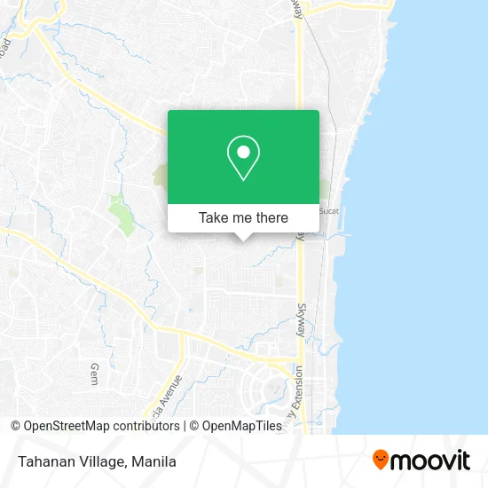 Tahanan Village map