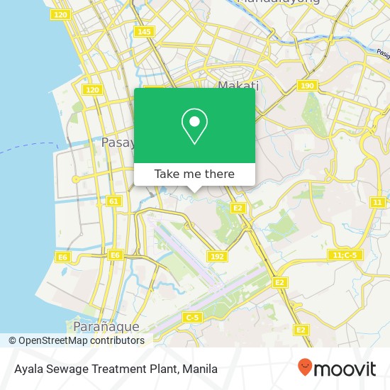 Ayala Sewage Treatment Plant map