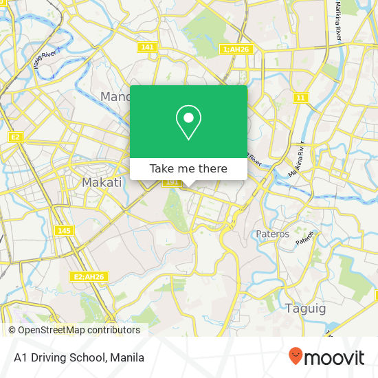 A1 Driving School map