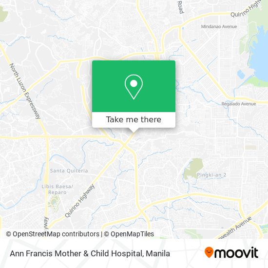 Ann Francis Mother & Child Hospital map