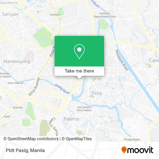 Pldt Pasig map