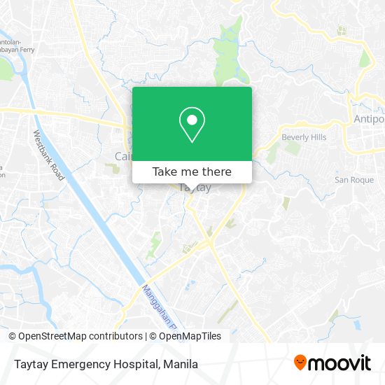 Taytay Emergency Hospital map