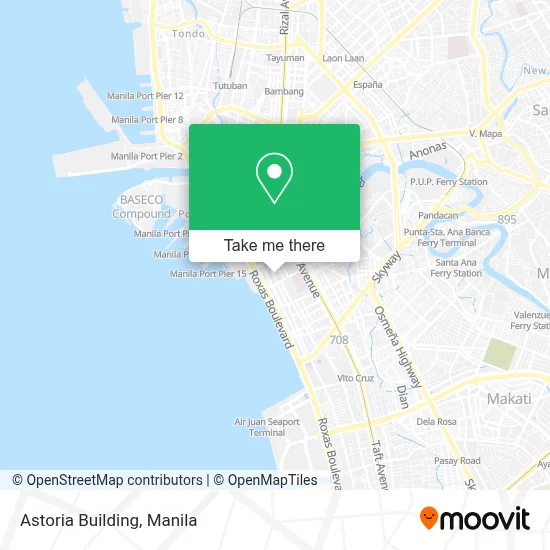 Astoria Building map