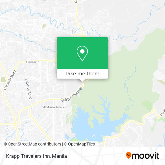 Krapp Travelers Inn map