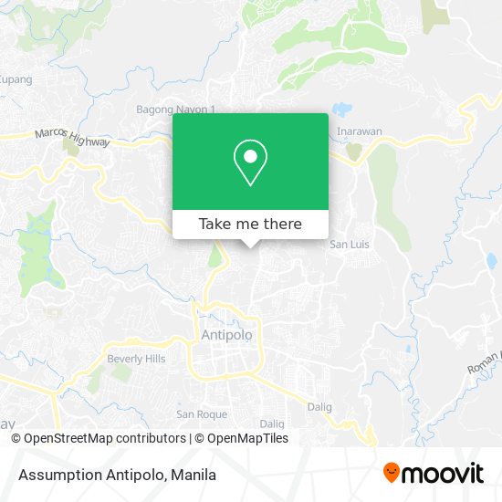 Assumption Antipolo map
