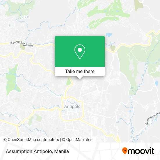 Assumption Antipolo map