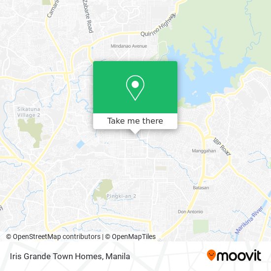 Iris Grande Town Homes map