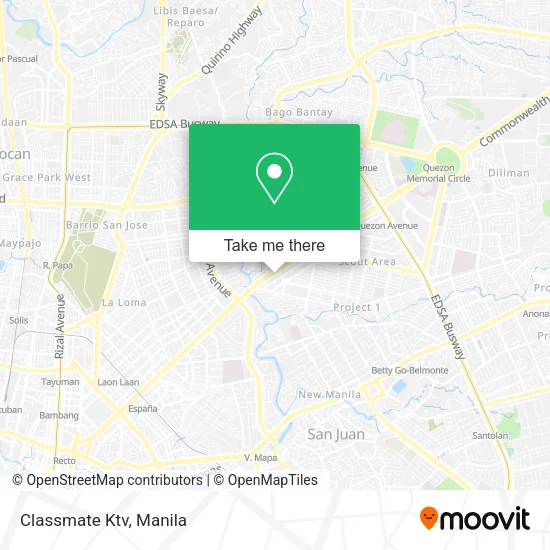 Classmate Ktv map