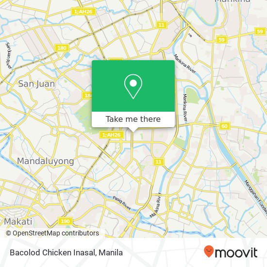 Bacolod Chicken Inasal map