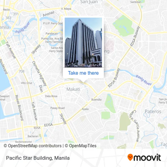 Pacific Star Building map