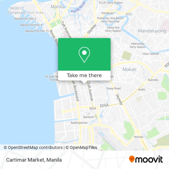 Cartimar Market map