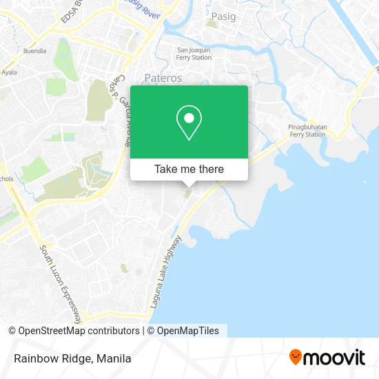 Rainbow Ridge map