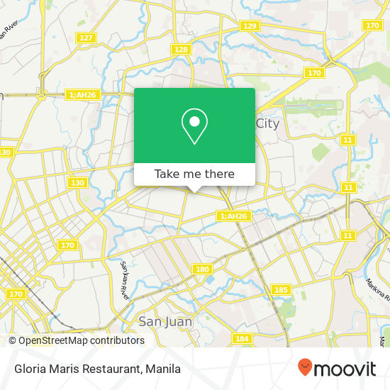 Gloria Maris Restaurant map