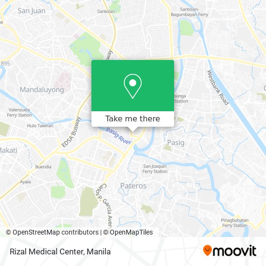 Rizal Medical Center map
