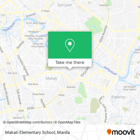 Makati Elementary School map