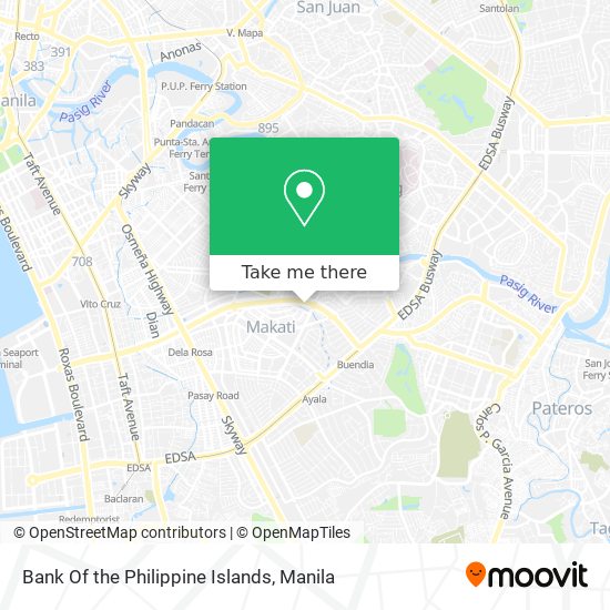 Bank Of the Philippine Islands map