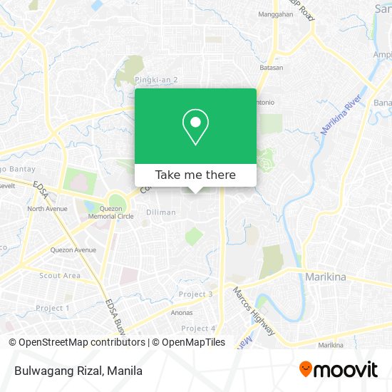 Bulwagang Rizal map