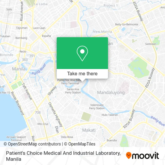 Patient's Choice Medical And Industrial Laboratory map