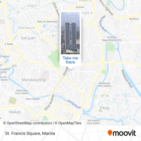 St. Francis Square map