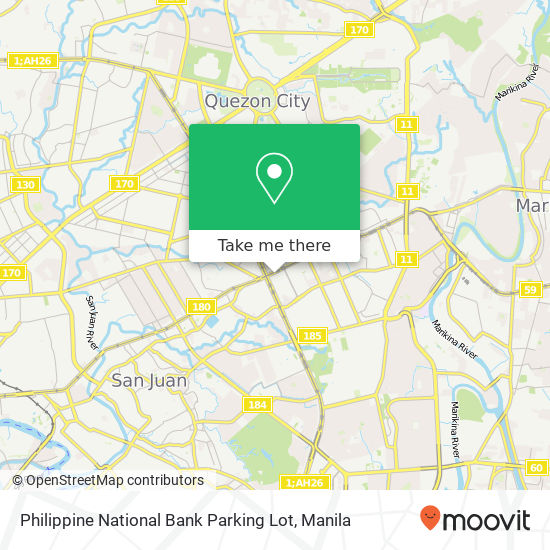 Philippine National Bank Parking Lot map