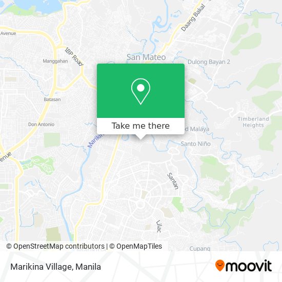 Marikina Village map