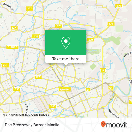 Phc Breezeway Bazaar map