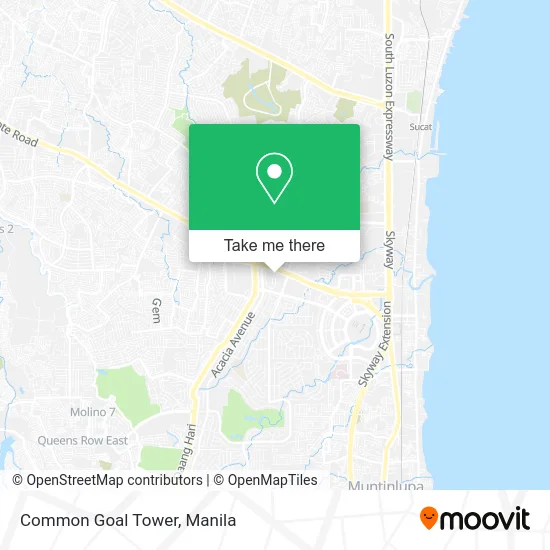 Common Goal Tower map