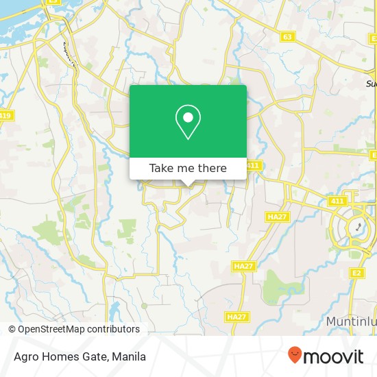 Agro Homes Gate map